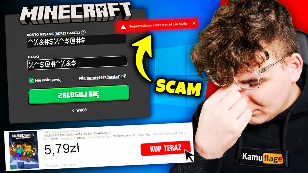 Kupiłem MINECRAFT PREMIUM za 5zł i mnie OSZUKALI...