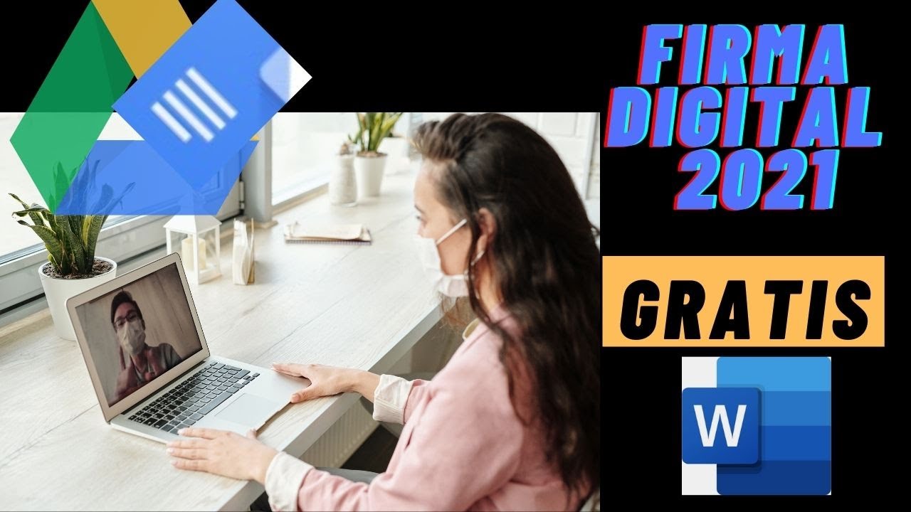 𝐅𝐈𝐑𝐌𝐀 digital en WORD Y DOCUMENTOS DE GOOGLE gratis tutorial 2021.