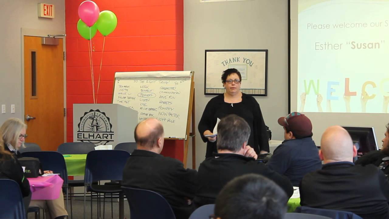 Susan Meekhof visits Elhart Automotive Campus