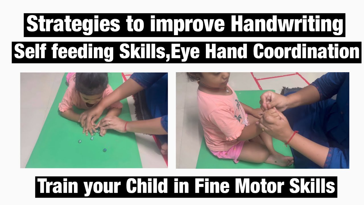 Work on Fine Motor Skills,Handwriting and improve Self feeding skills || Get 100% Results