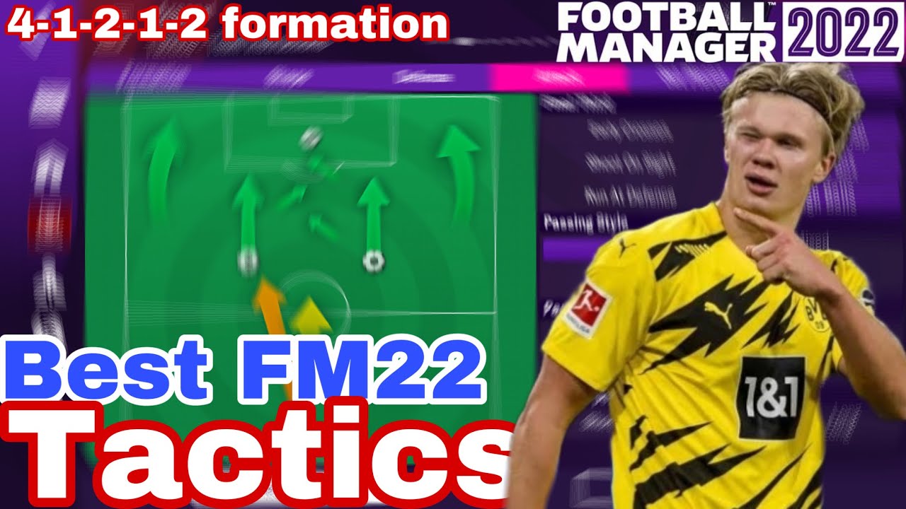 Best FM22 Tactics + 4-1-2-1-2 Formation | Football Manager 2022 Mobile