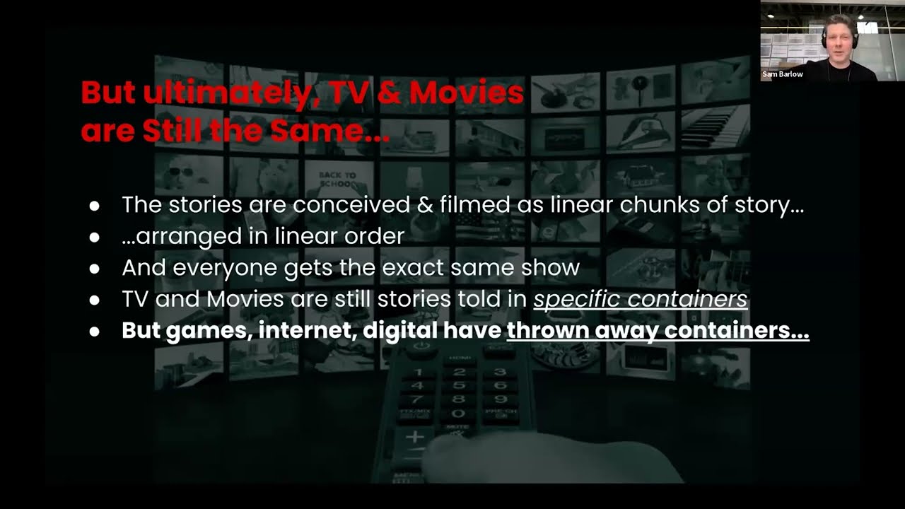 Sam Barlow - Destroying Movies and TV to Build Something Better