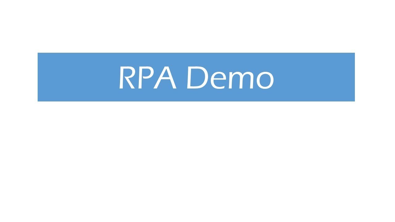 RPA Demo