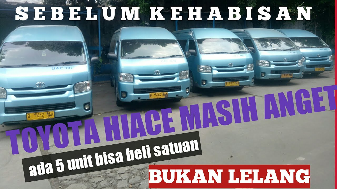 TOYOTA HIACE EX BIGBIRD DIJUAL MURAH(BUKAN LELANG)