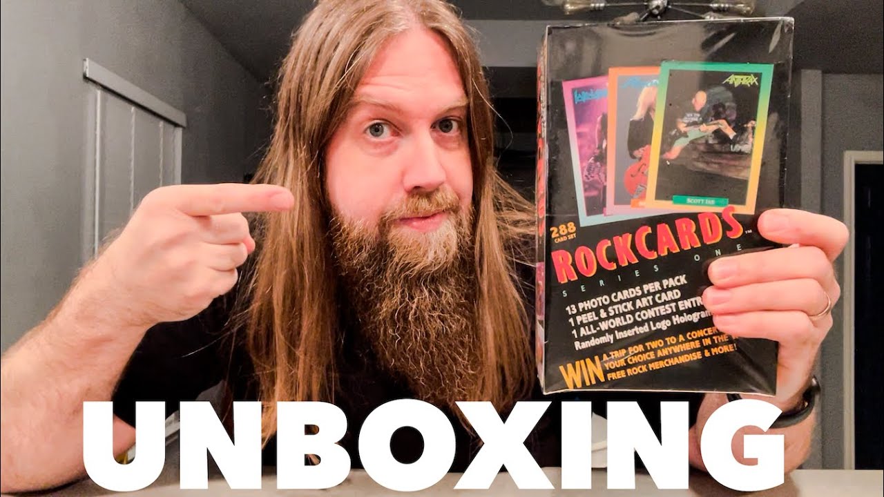 RockCards - 1991 Rock & Metal Trading Cards Unboxing