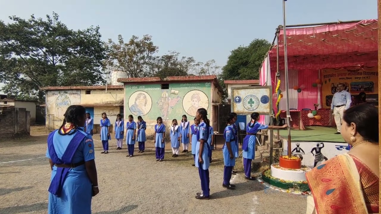 Scout guide Flag hoisting ceremony #school #scouts #repblicday #flags #patriotism starting to end 