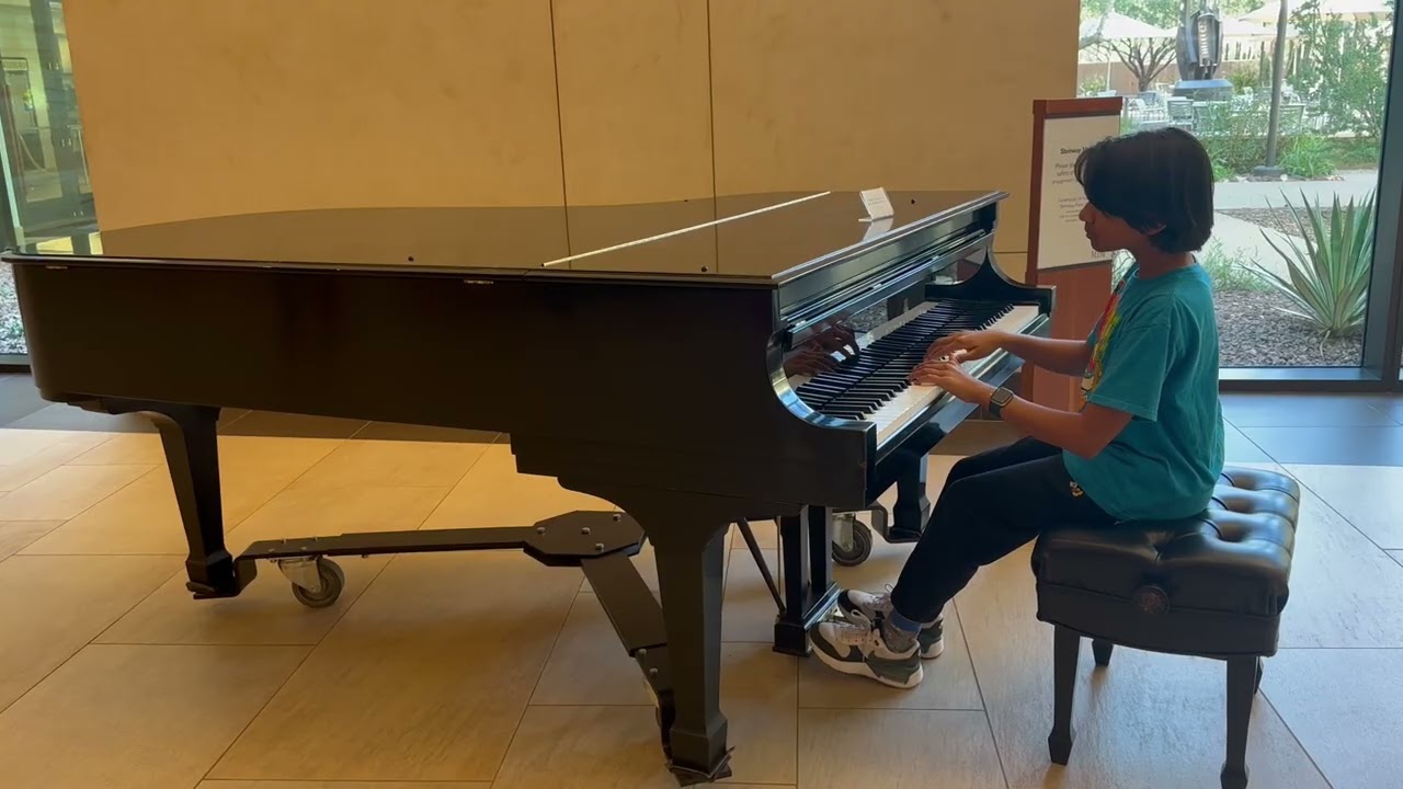 Rishab playing nuvole bianche at MIM, Scottsdale, AZ