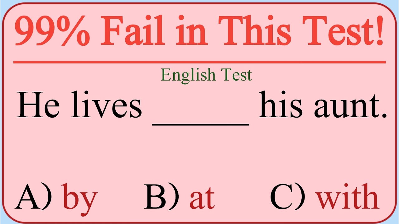 English Grammar Test ✨ Grammar Mantor ✨ 99% Of Fail This Test 