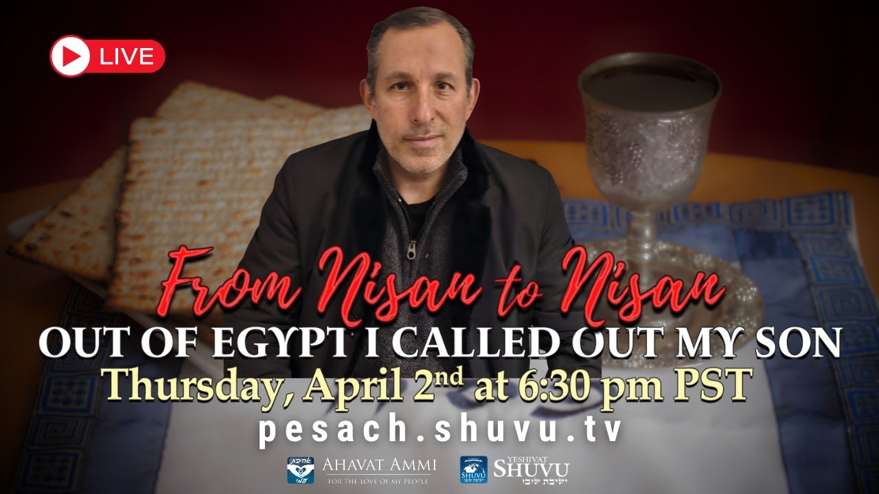 From Nisan to Nisan Seder :  Out of Egypt I called out my Son!