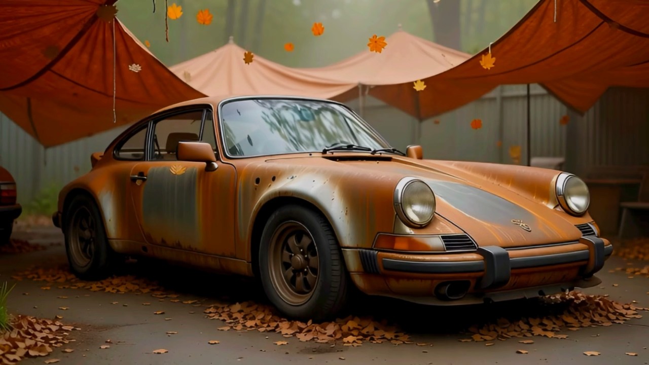 ASMR Car Restoration Full Rebuild | Silver Porsche 911 Carrera RS 1973 from Abandoned to Like-New