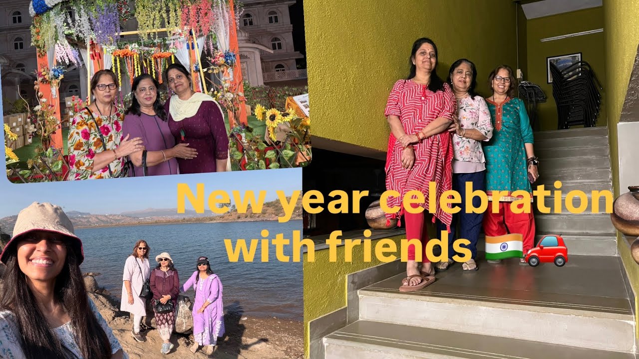  New Year celebrations with friends at Pawna Lake farmhouse—Kharghar to Talegaon vibes 🎉🌊#PawnaLake 