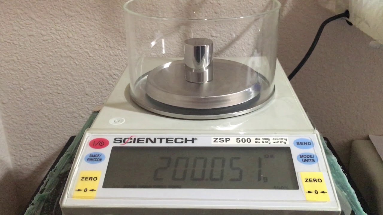 Freshly calibrated Scientech ZSP 500 won&rsquo;t zero or calibrate properly