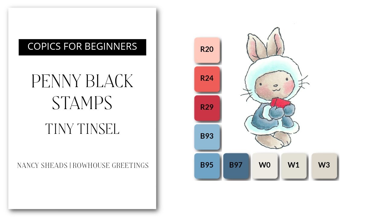 COPIC MARKERS FOR BEGINNERS: How to color Tiny Tinsel (part 2) with Copic Markers