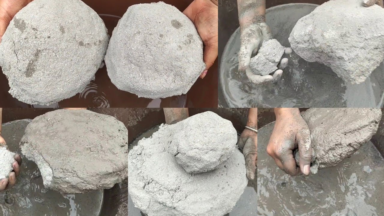 Super duper dusty 🌪️ soft cement concrete big/Small Slabs Crumbling in lots of water 💦 || SA ASMR 