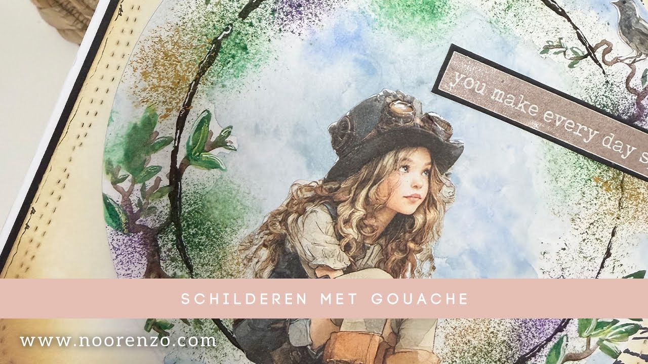 Himi Gouache schilderen met Natalie