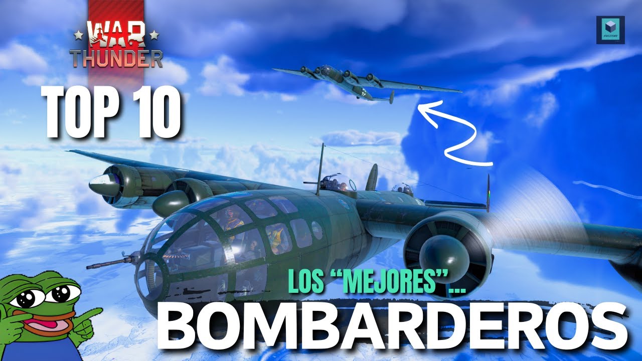 EXCELENTES BOMBARDEROS! 😏👌 l TOP 10  l WAR THUNDER #warthunder #nuevomxg #mexico