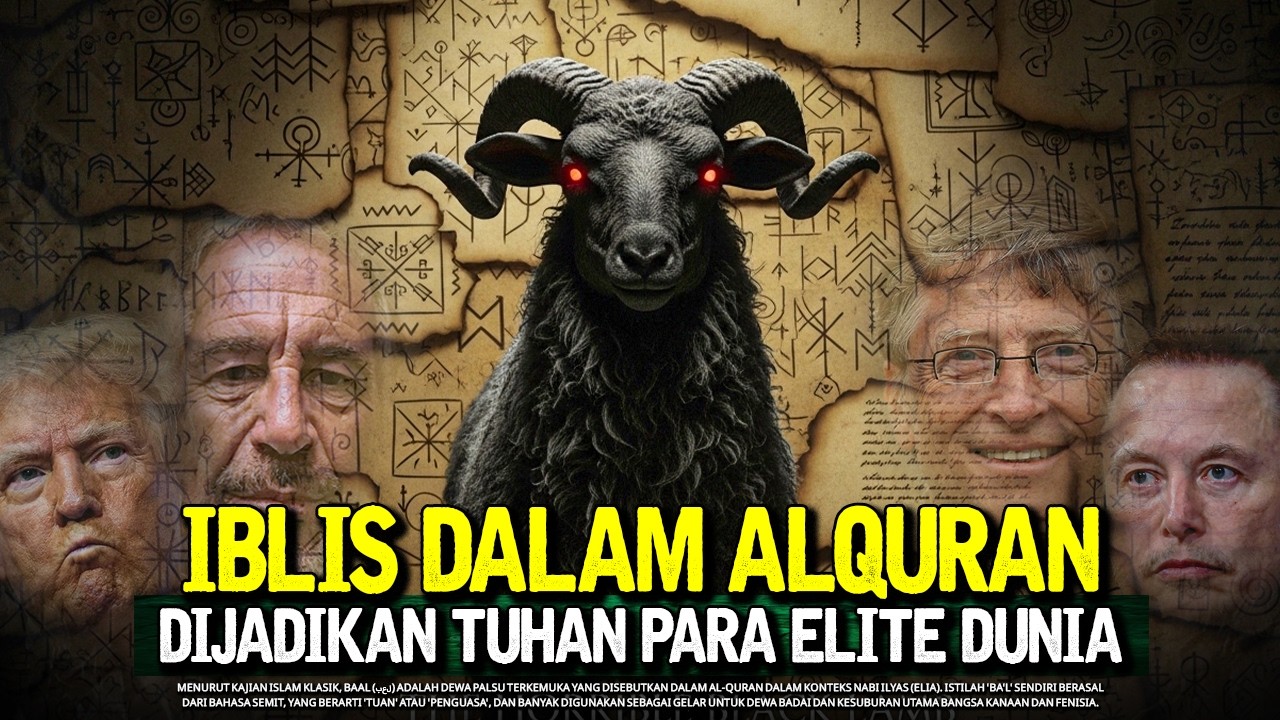 Sesembahan Elite Dunia Di EPSTEIN FILES! Inilah BA'AL Yang Disebut Dalam Alquran