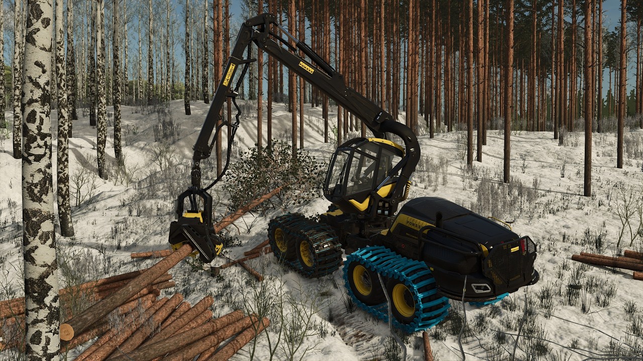 Xmas special 2026 | Fs25 Timelapse | Kuusijoki winter logging