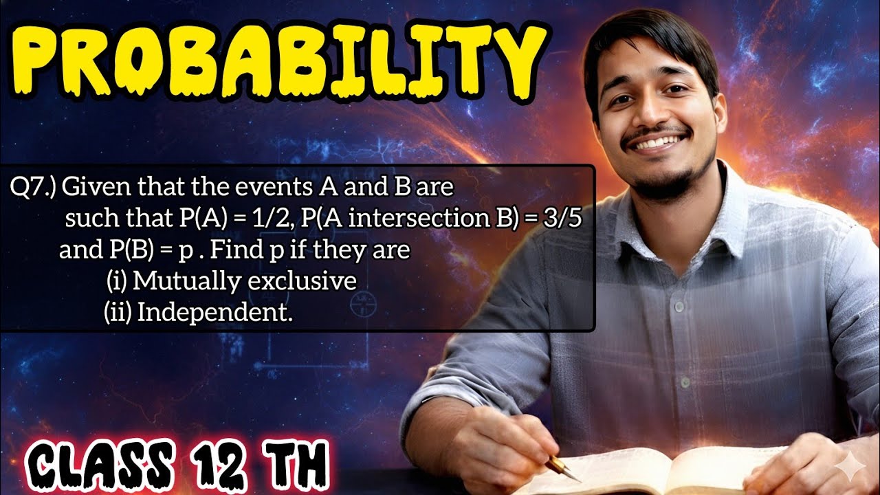 Ex 13.2 class 12 maths q7 | Ex 13.2 q7 class 12 | Question 7 exercise 13.2 Class 12