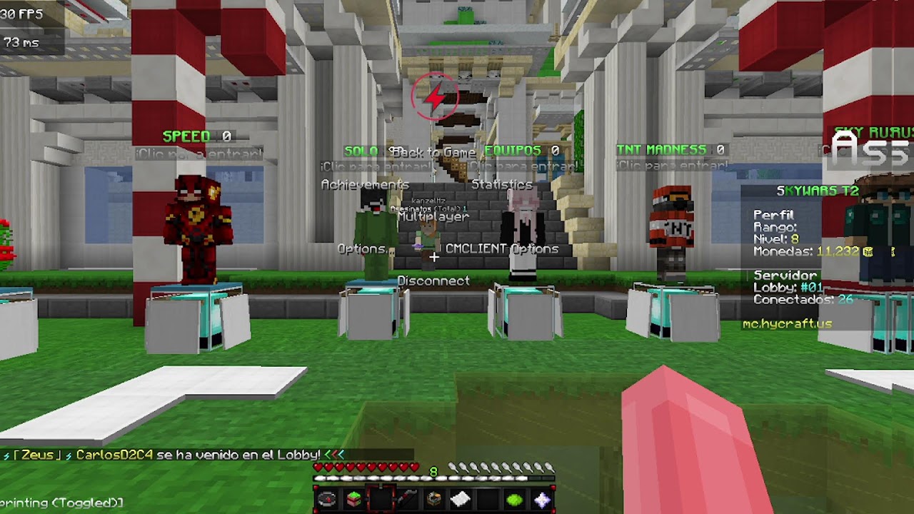 juego skywars con suscriptores en mc.hycraft.us