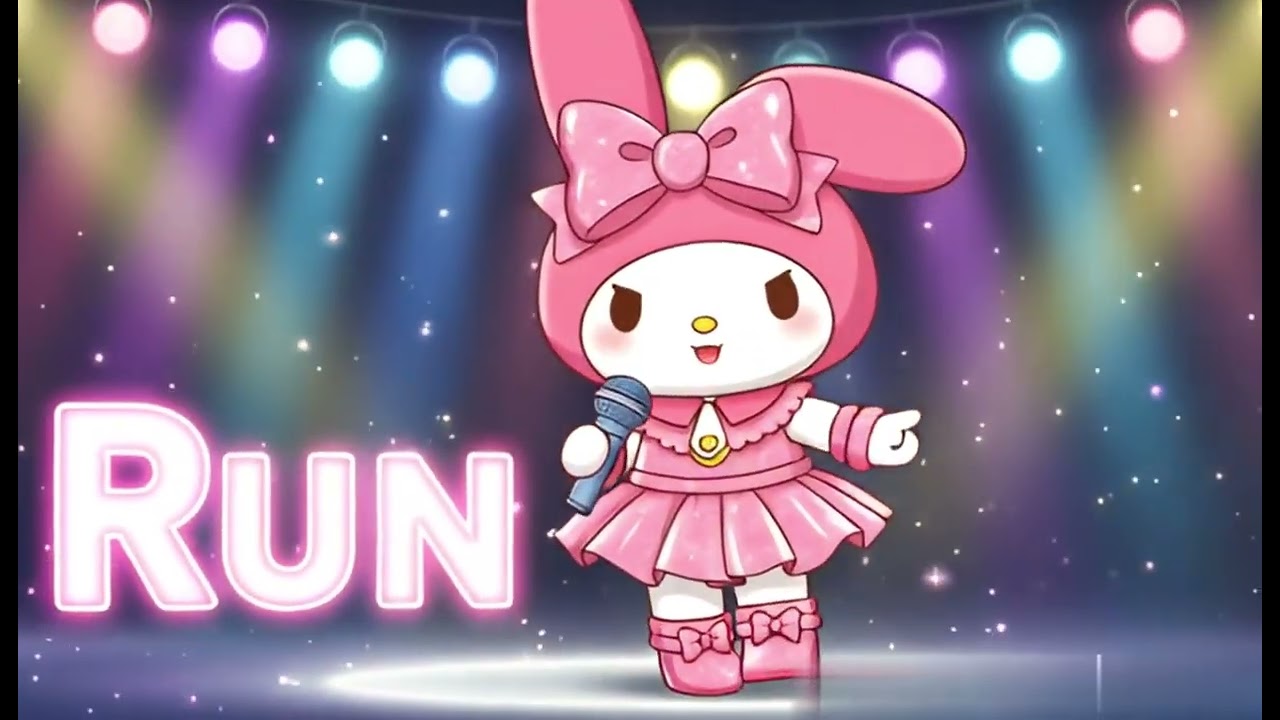 走る (RUN)- MyMelody and Kuromi