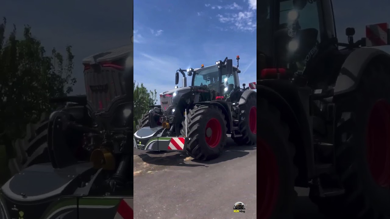 New Fendt 728 Gen 7 Black Beauty ⬛️ #tractor #fendt #agriculture #farming #black #viral #shorts