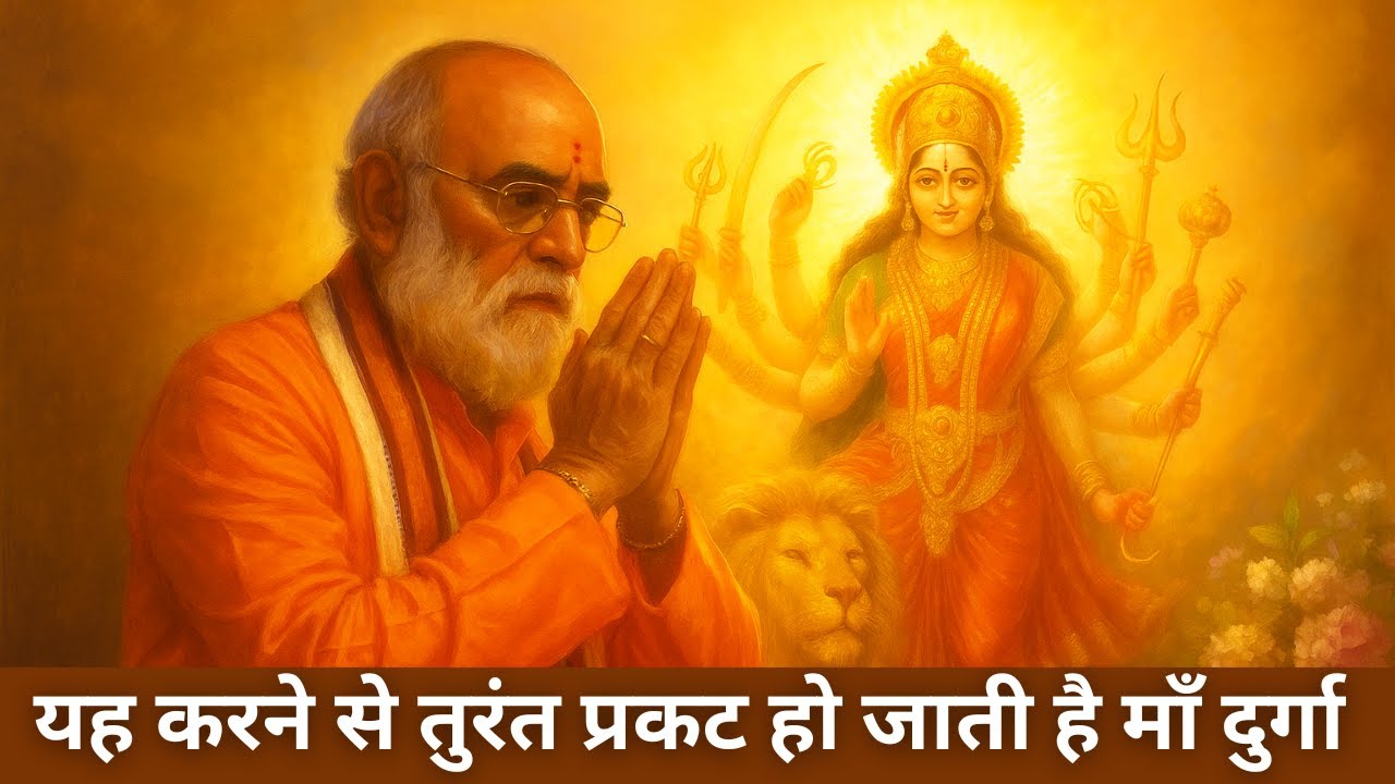 यह करने से तुरंत प्रकट हो जाती है माँ दुर्गा || जगतगुरु वाणी ||  जगतगुरु कुमार स्वामी ||