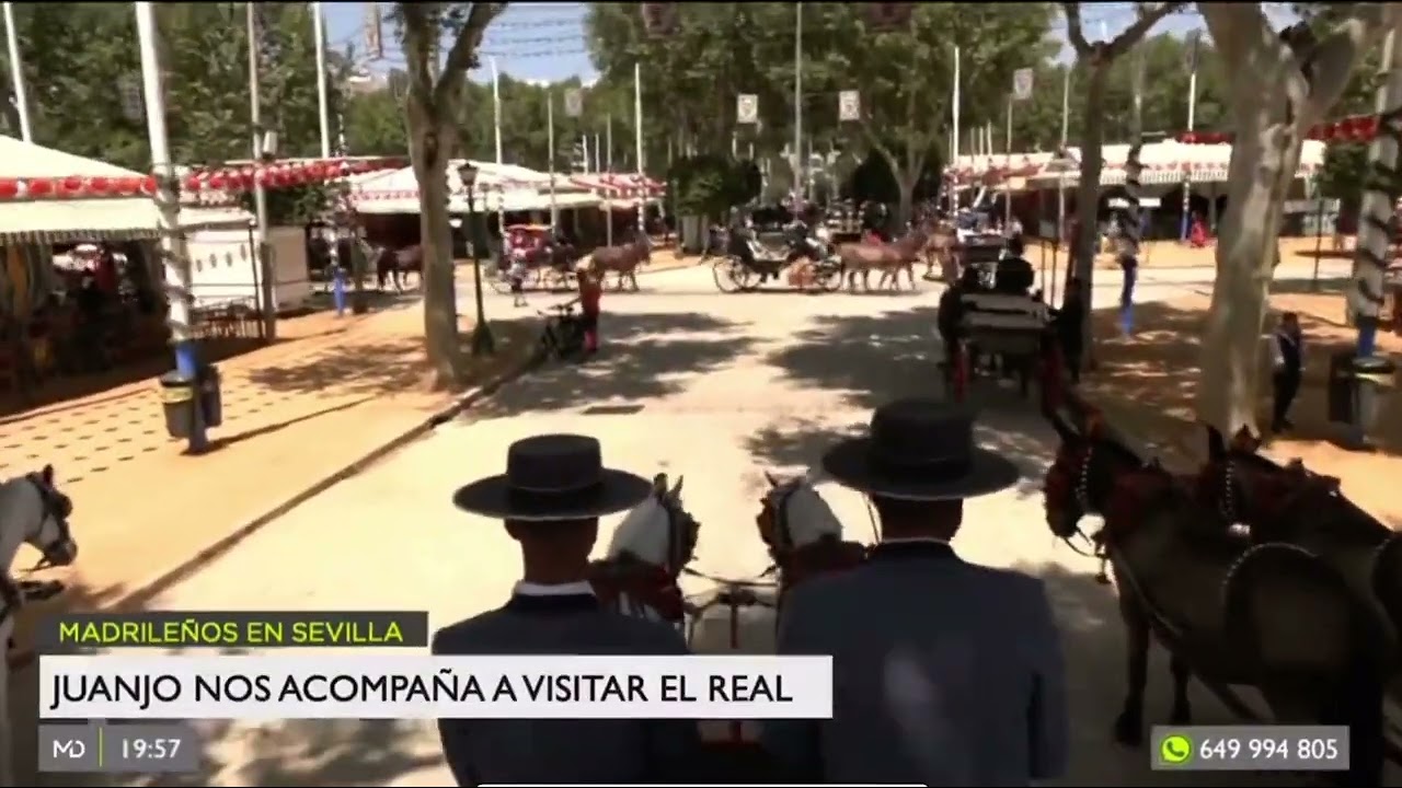 Feria de Abril 2023 en Madrid Directo | Desde Sevilla | Reportero José Manuel Carpintero