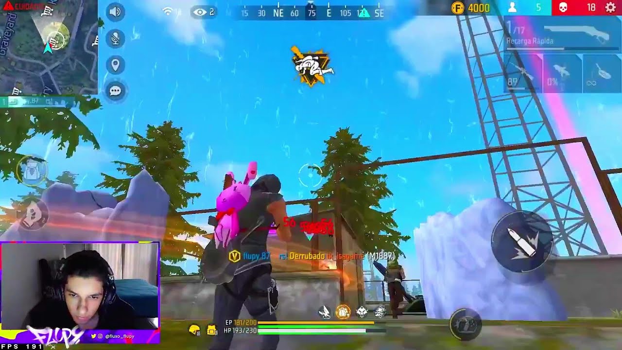 ESSE VIDEO PROVA QUE O FLUPY TEM A MELHOR SENSI JOGANDO SOLO VS SQUAD!