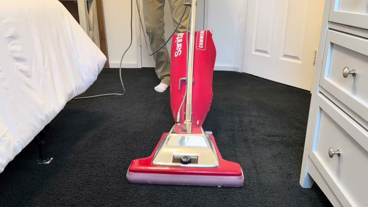 3 Hours ASMR Vacuuming With A Sanitaire Commercial Vacuum.  Relaxing Sound and Video