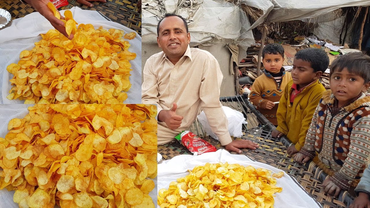 CHIPS | POTATO Chips | Potato Wafers | Crispy Potato Chips Prepared by Mubashir Saddique