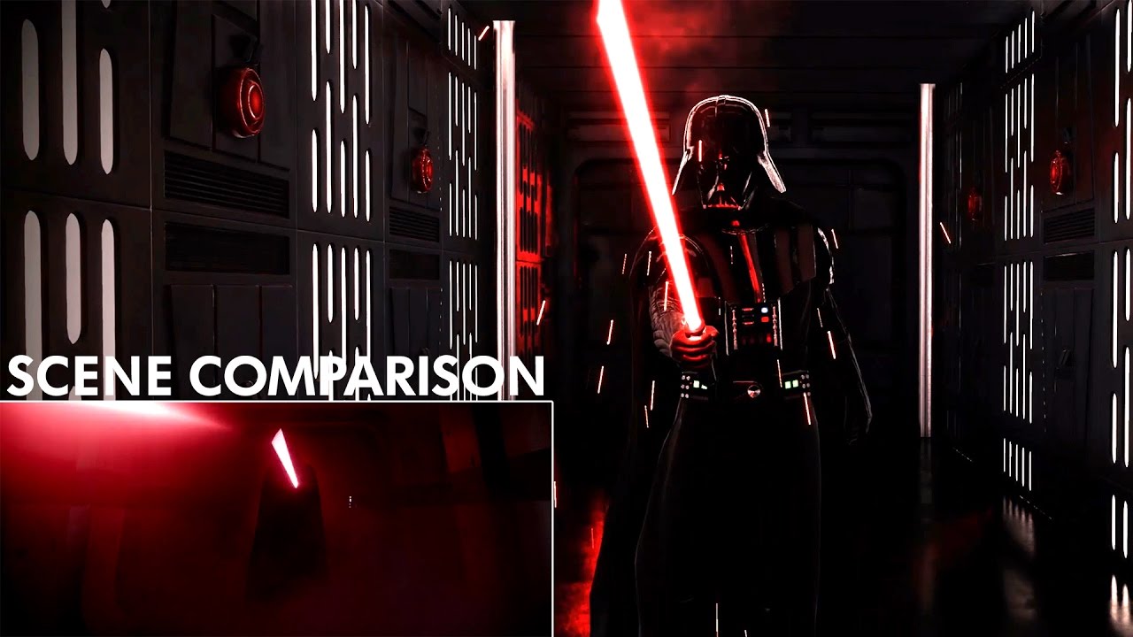 Rogue One Hallway Scene Recreated in Battlefront [COMPARISON]