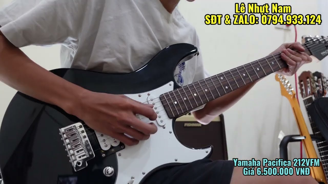 (ĐÃ BÁN) Giới thiệu Yamaha pacifica 212vfm l. Đàn đẹpl Âm hay l đa dạng