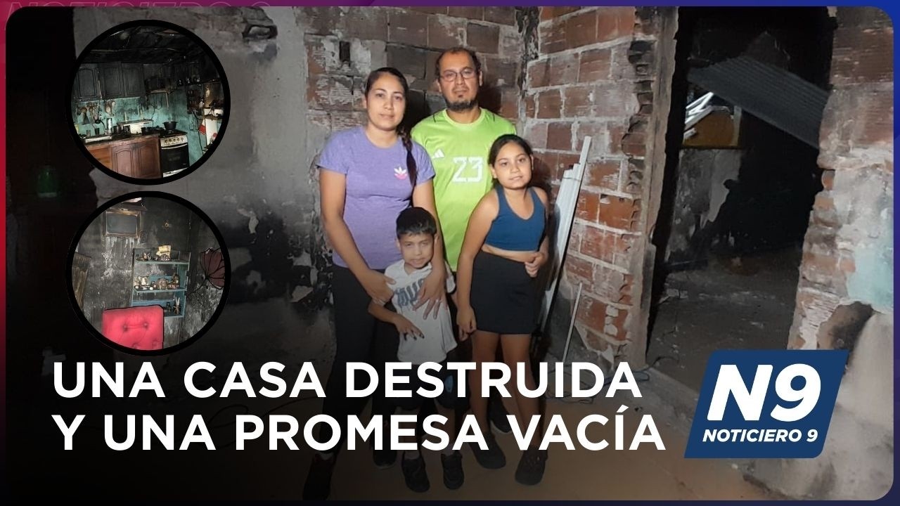 UNA CASA DESTRUIDA Y UNA PROMESA VACÍA