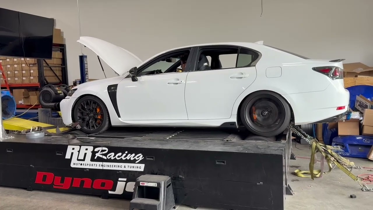 100k Mile Lexus GSF Sedan makes 597 wheel hp w/ supercharger