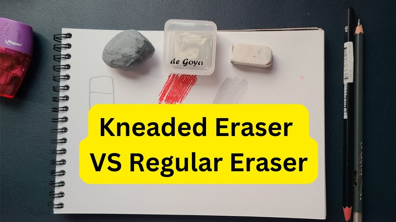 Kneaded Eraser VS Regulat Eraser For Drawing and Painting: My Choice