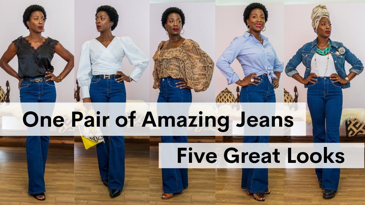 ONE Pair of AMAZING Jeans, FIVE Great Looks!