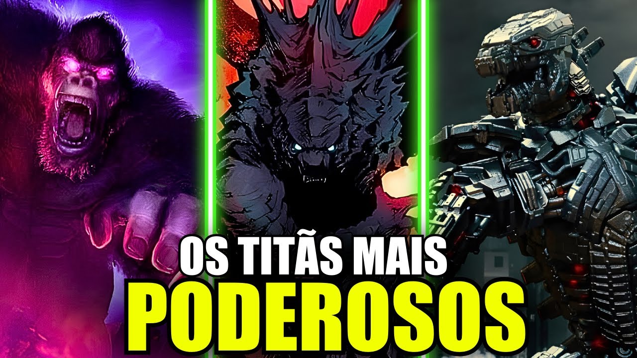 RANKING DEFINITIVO DOS TITÃS DO MONSTERVERSE 🦖 | Do Mais Fraco ao Mais Poderoso!