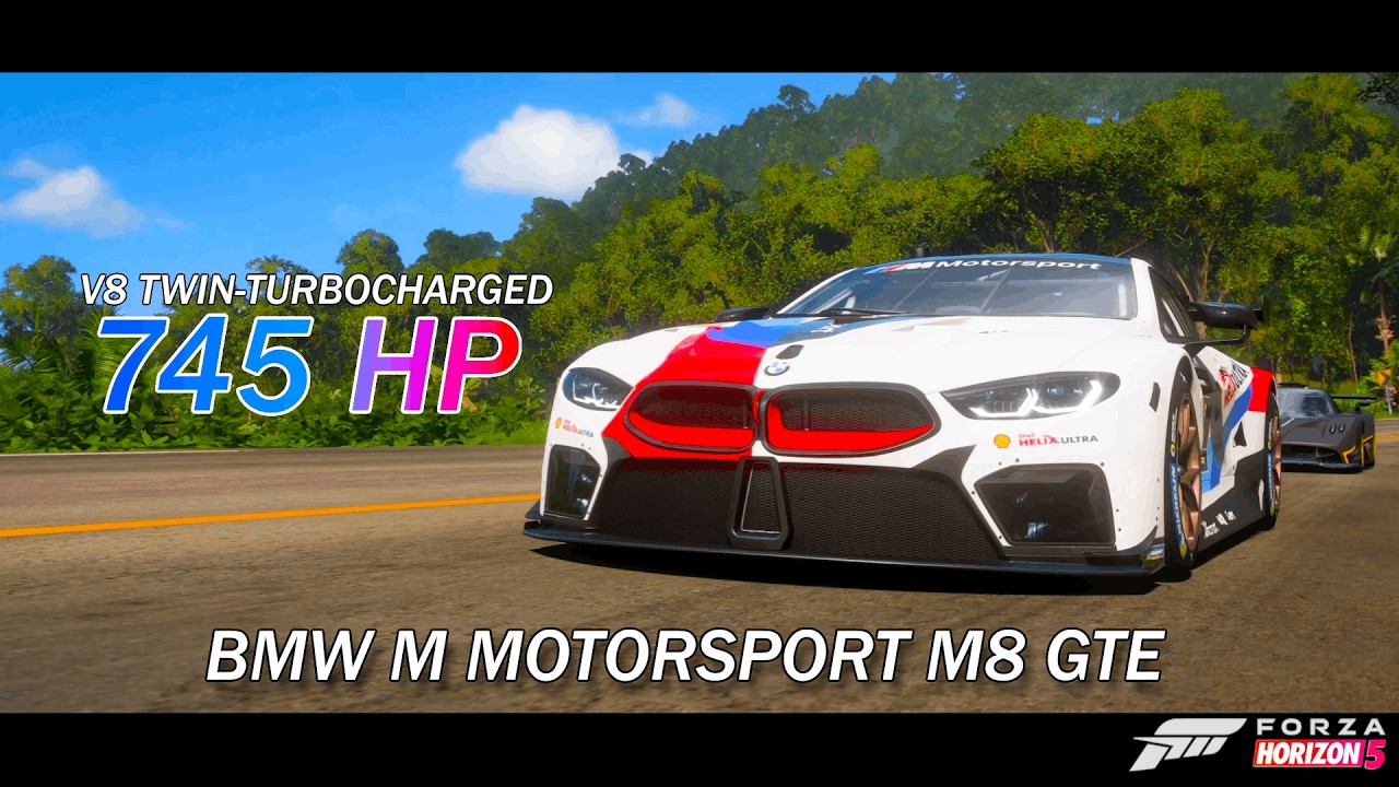 745HP BMW M Motorsport M8 GTE - Forza Horizon 5 | The Colossus Gameplay