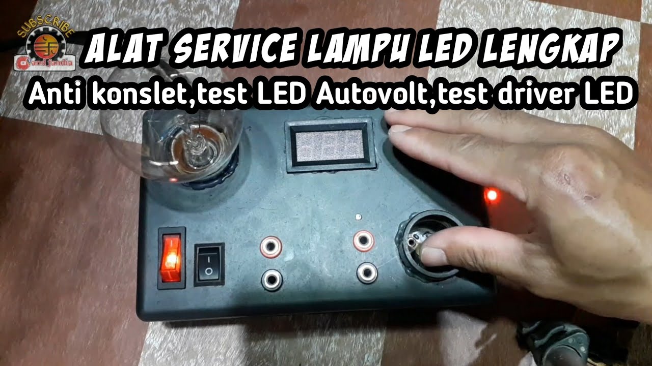 Alat servis lampu LED lengkap & simpel