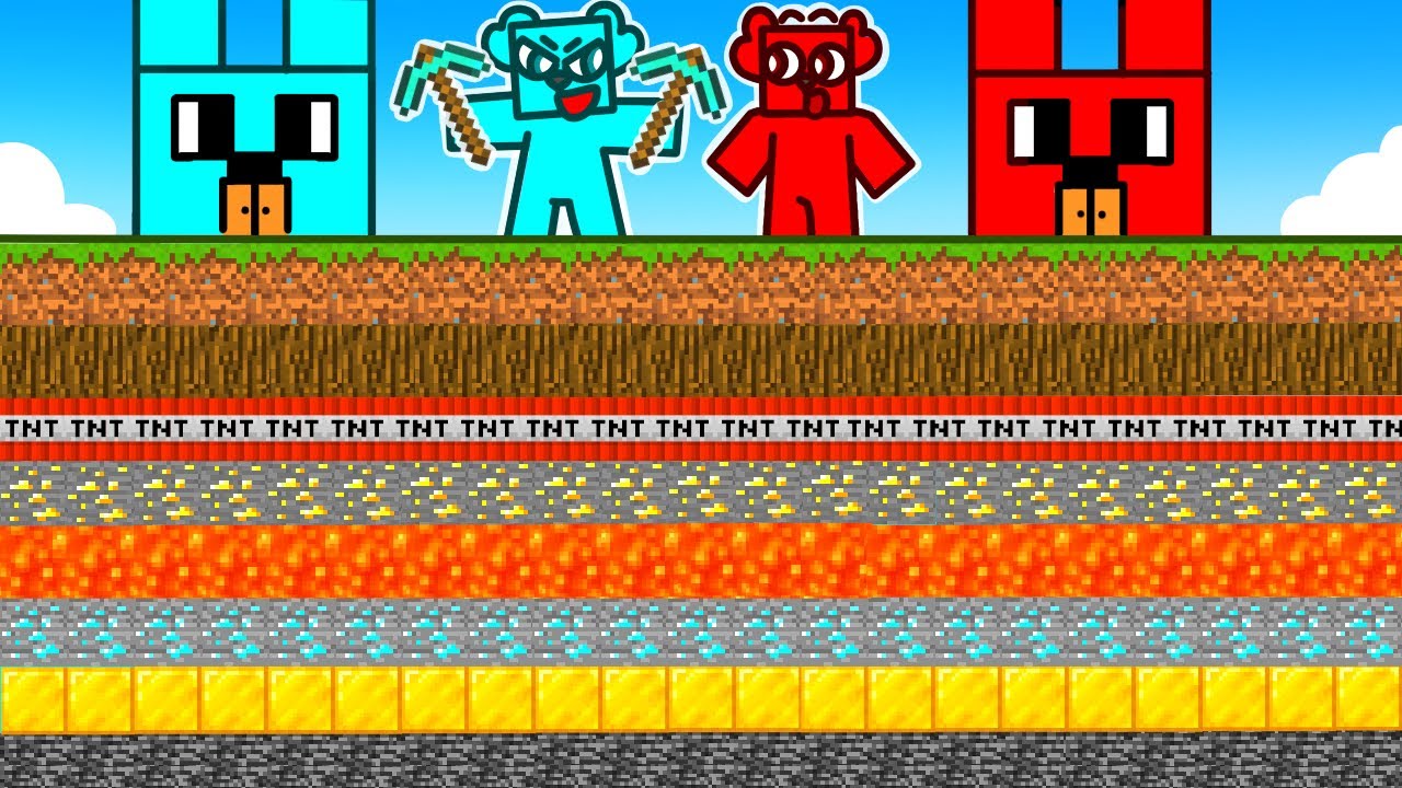 Minecraft ALE ŚWIAT MA WARSTWY 🌈⛏️