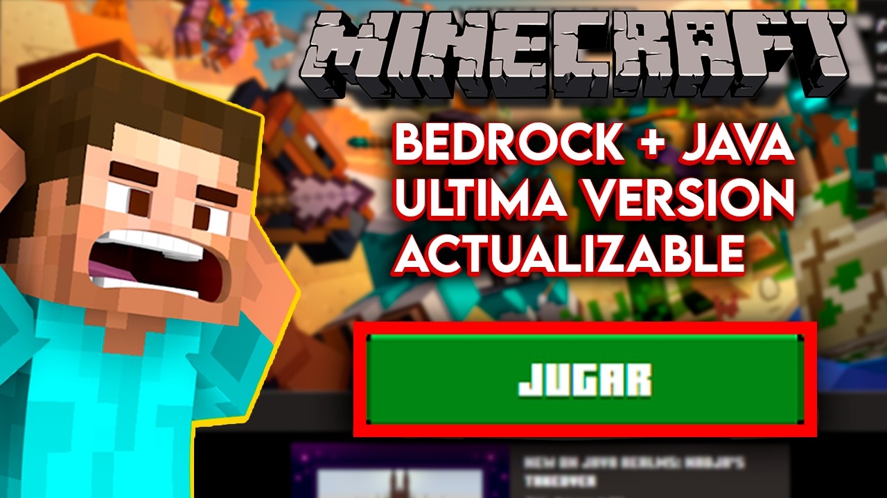 MINECRAFT JAVA Y BEDROCK PARA PC GRATIS ✅ 2026 ACTUALIZABLE ULTIMA VERSION ✅