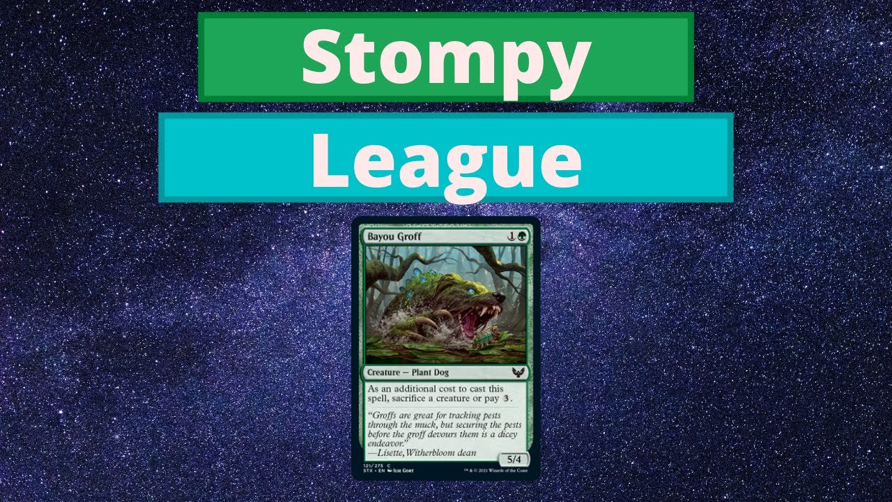 Stompy League With Bayou Groff