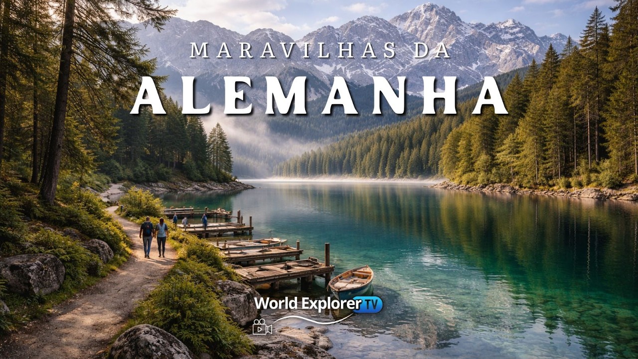 Maravilhas da Alemanha | Os Lugares Naturais Mais Bonitos da Alemanha | Vídeo de Viagem em 4K