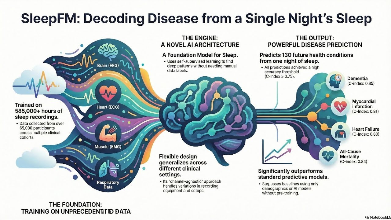 Stanford’s New AI: Your Sleep is a Crystal Ball for Your Health