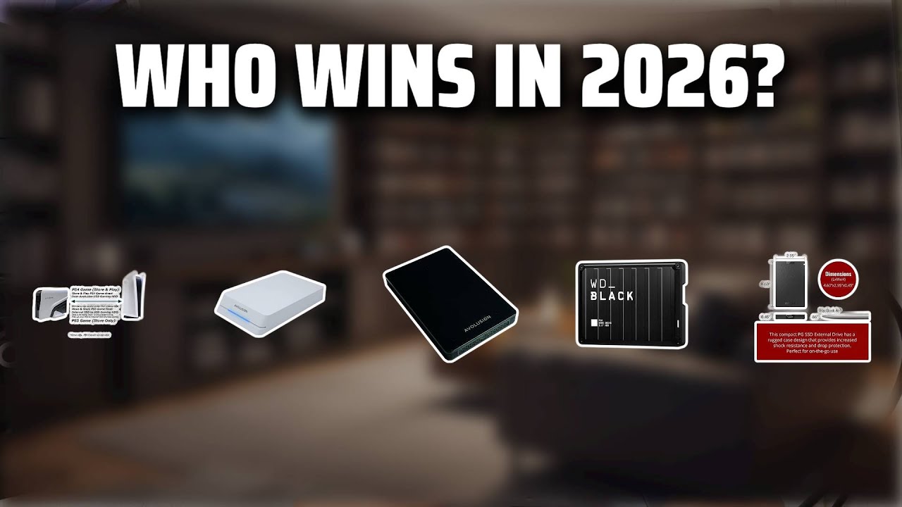 The Top 5 Best PS5 External Hard Drive in 2026 - Must Watch Before Buying!