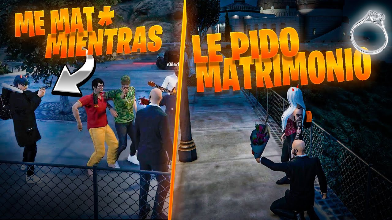 ELKIN es ASESINADO mientras pide MATRIMONIO | GTA V Roleplay #216