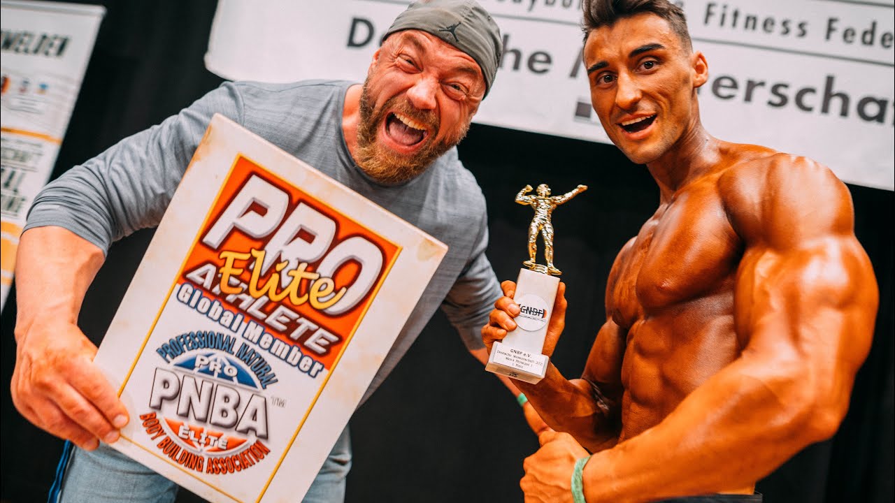 GESAMTSIEG UND PRO CARD für Besart in der Mens Physique