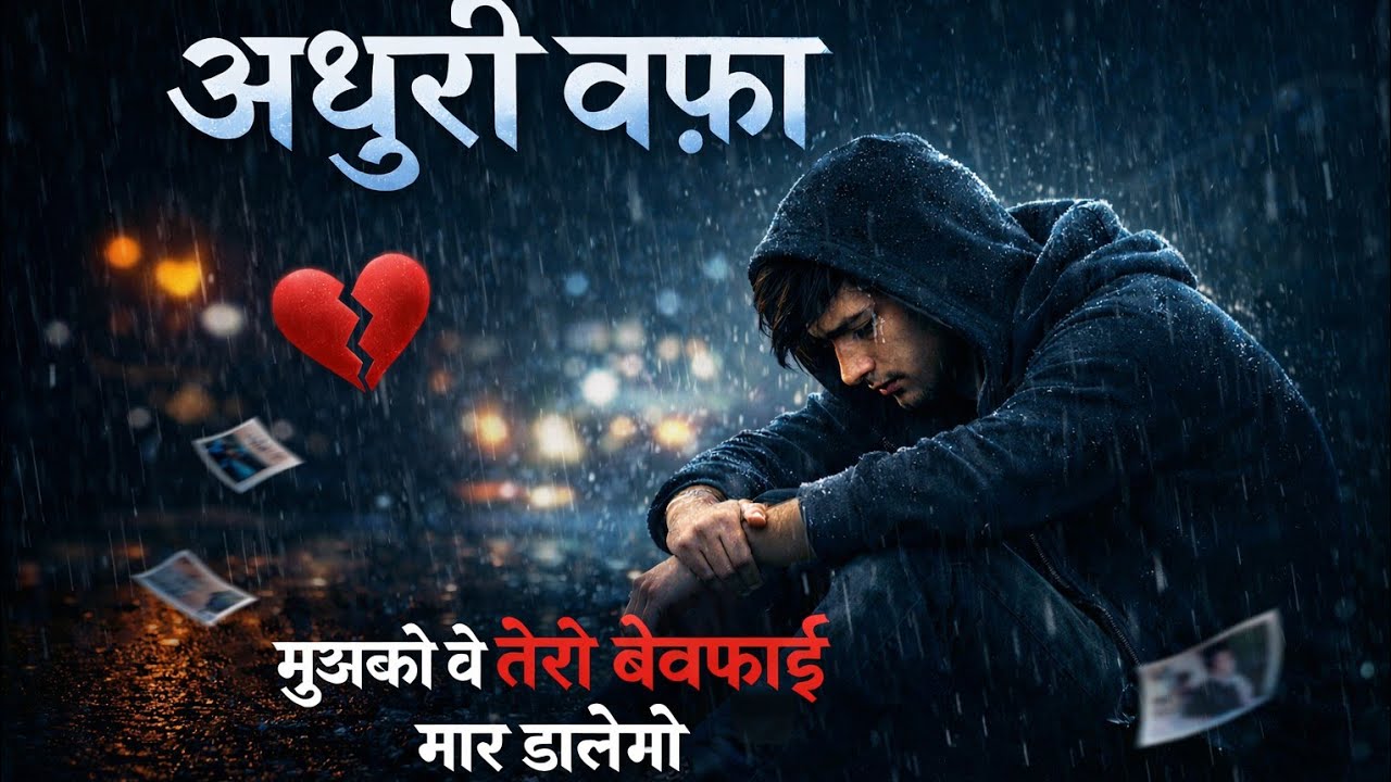अधूरी वफ़ा | Sad Song | मुझको ये तेरी बेवफाई मार डालेगी | Heart Touching Hindi Song