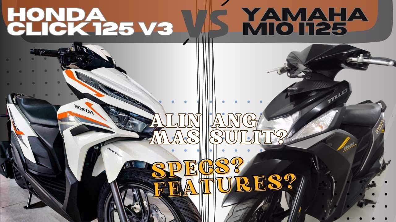 Yamaha MIO i125 2023 vs Honda Click 125 V3, Alin ang mas sulit? SPECS/FEATURES COMPARISON
